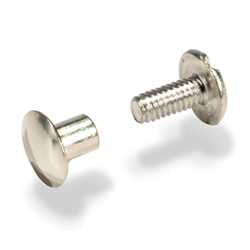 Chicago Screws - Black and Nickel – TheSterlingBuckle
