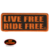 Live Free Ride Free - Maine-Line Leather